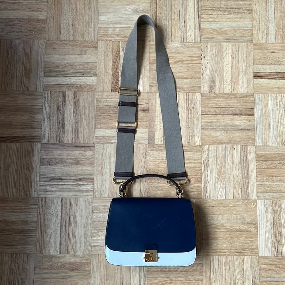 Michael Kors Collection Mia Leather Shoulder Bag